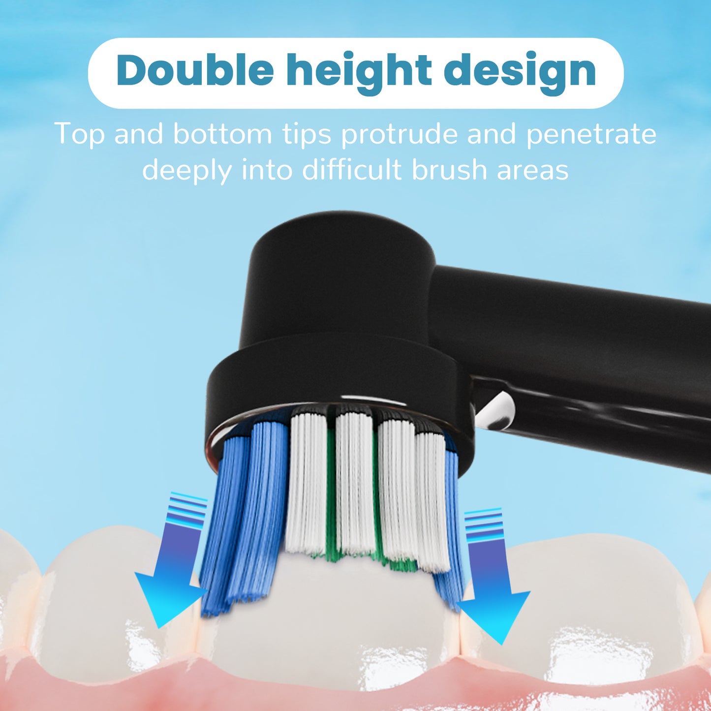 20 Pack Replacement Toothbrush Heads Compatible with Oral B Professional Electric Toothbrush Heads Refill Pro