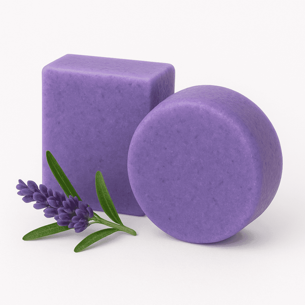 WM-SAISZE Purple Toning Shampoo and Conditioner Bar Set, 2 Pcs Handmade Natural Shampoo & Conditioner Bar for Blonde Grey and Color Treated Hair Brass Neutralizing Toning and Repairing