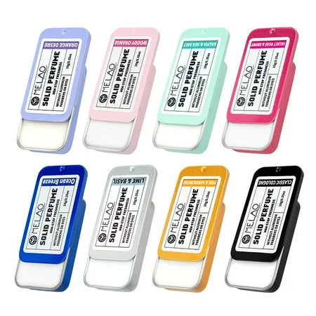 WM-THEMENCODE 4 Pack Mens Solid Colognes, Men Solid Perfume with Cedar Wood, Clary Sage, Vetiver, Sandalwood Cologne, Travel Fragrance Balm Cologne Wax