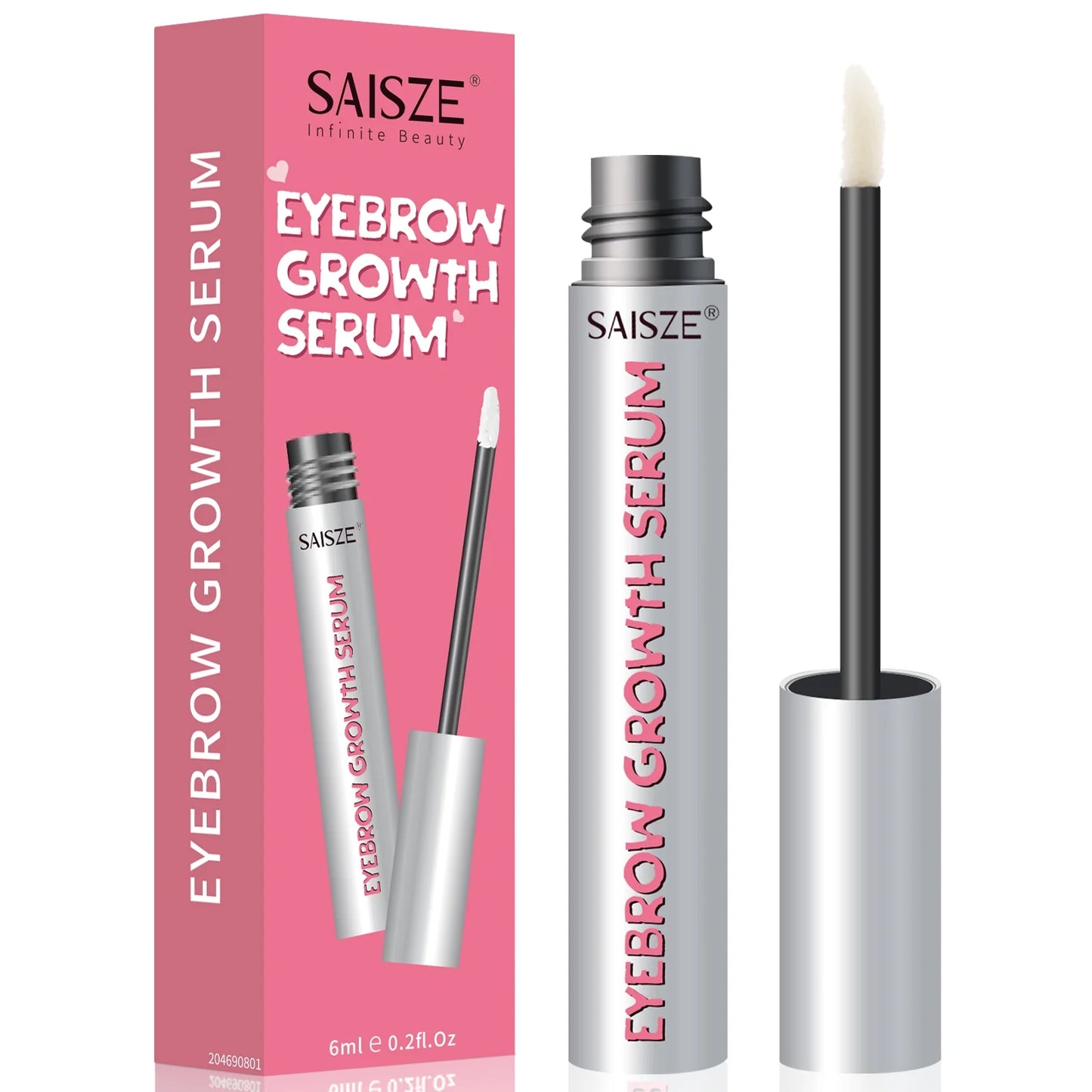 WM-SAISZE Eyebrow Boost Serum Brow Enhancer for Full, Bold Eyebrows, Promotes Appearance in As Soon As 6 Weeks, 0.2 fl. oz