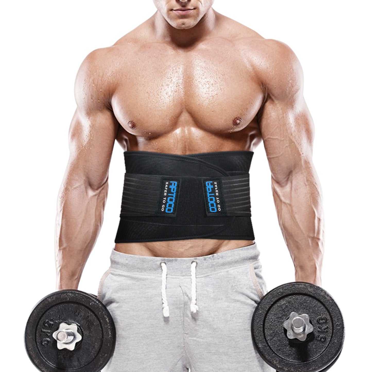 Breathable Mesh Lumbar Support Belt with 6 Stays for Men Women Protect Your Lower Back