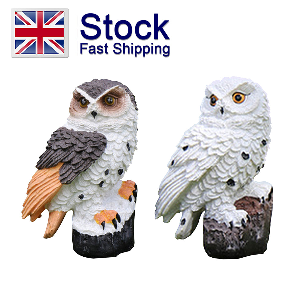 LED Garden Owl Solar Lights Patio Yard Lawn Waterproof Stake Lamp Party Decor