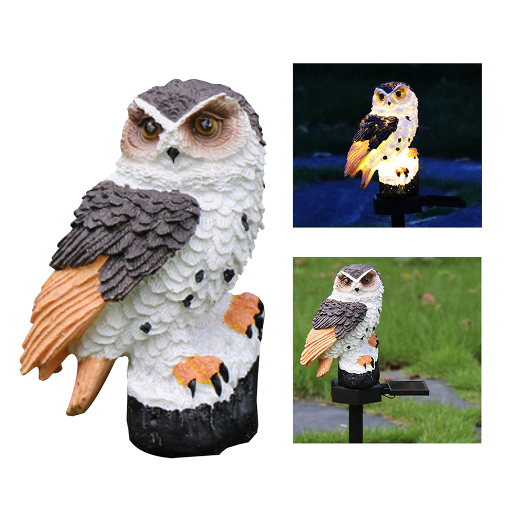 LED Garden Owl Solar Lights Patio Yard Lawn Waterproof Stake Lamp Party Decor