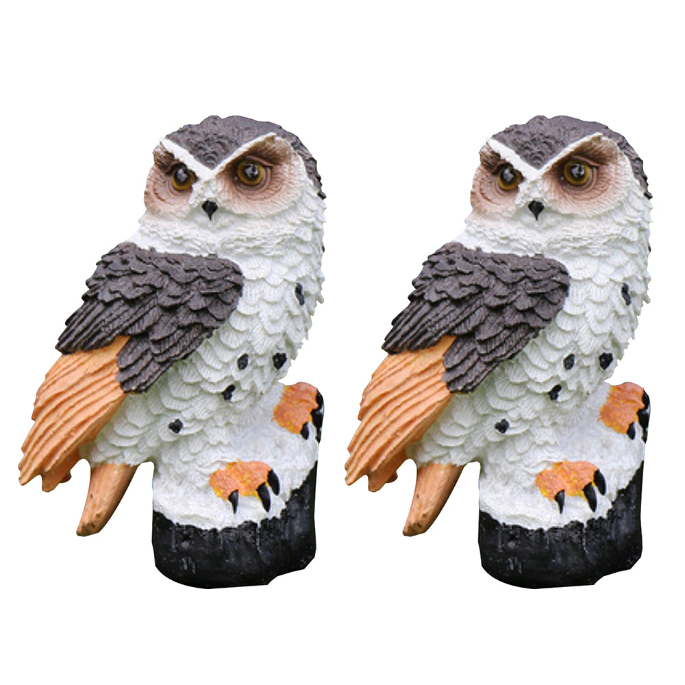 LED Garden Owl Solar Lights Patio Yard Lawn Waterproof Stake Lamp Party Decor