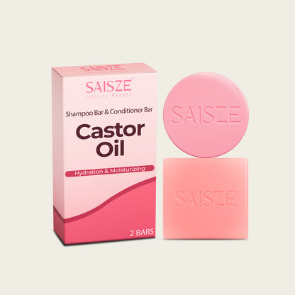 Castor Oil Shampoo & Conditioner Soap Set
