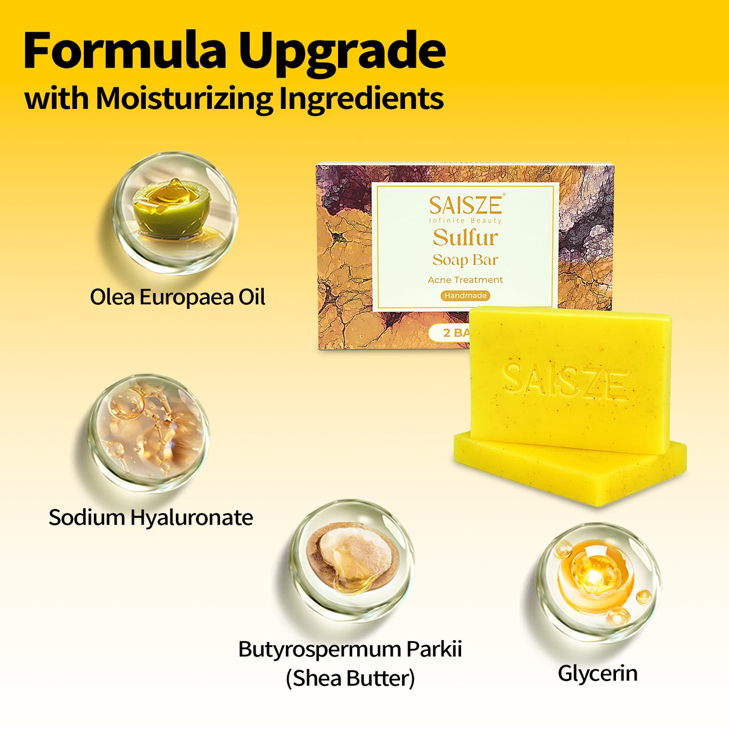 Natural Sulfur Soap Bar