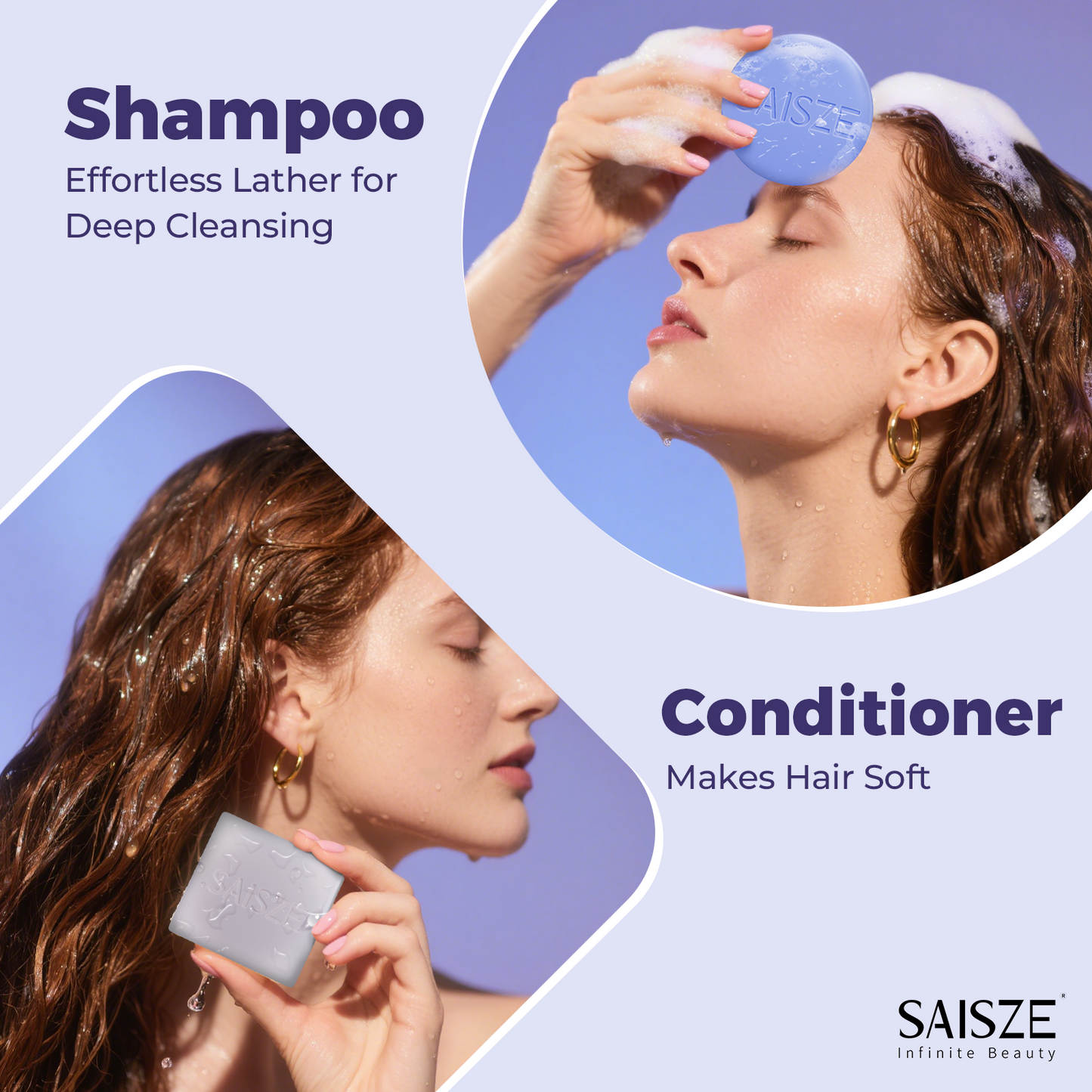 Purple Toning Shampoo and Conditioner Bar Set