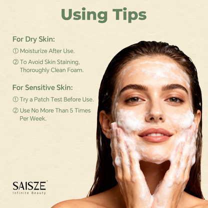 SAISZE Kojic Acid Soap Bar, Turmeric Kojic Acid Soap Bar for Face & Body witn Vitamin C, Retinol for All Skin Types, 4 oz × 2 Bars