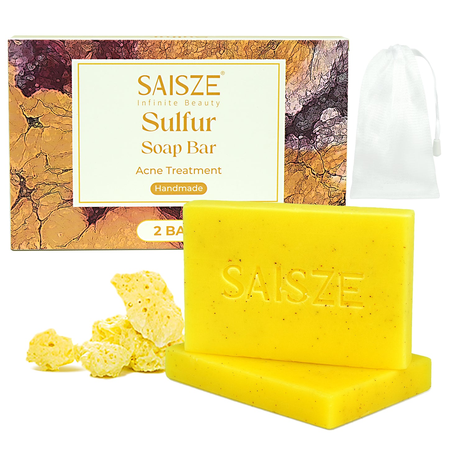 2 Pcs Soap Bar Deep Cleansing Moisturizing and Nourishing for All Skin Types Women and Men