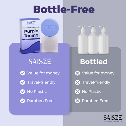 Purple Toning Shampoo and Conditioner Bar Set