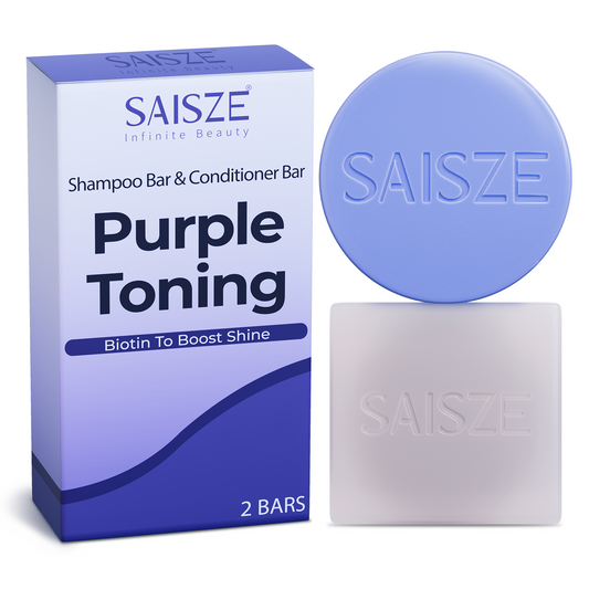 Purple Toning Shampoo and Conditioner Bar Set