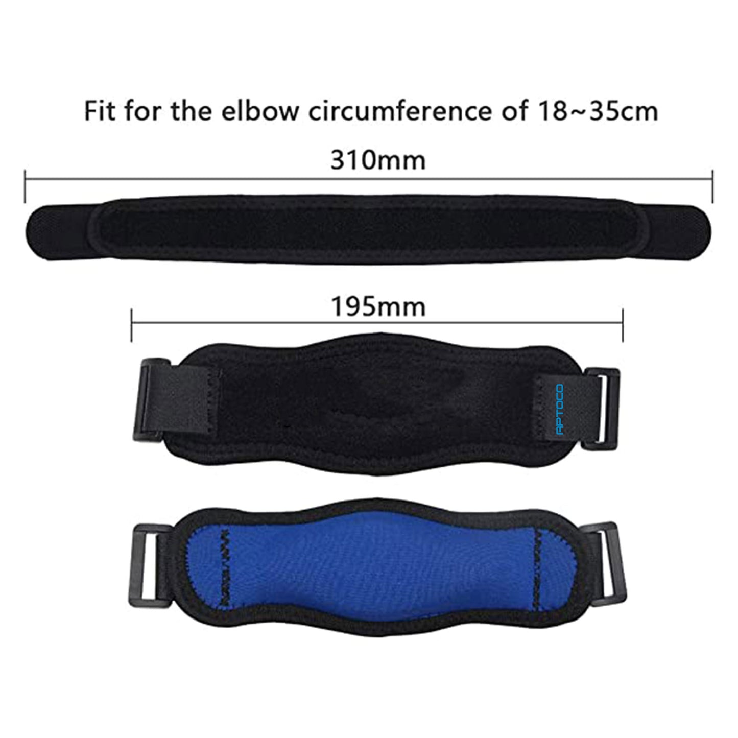 Tennis Elbow & Golfers Armband Support Strap Compression Pad Effective Pain Relief Unisex.