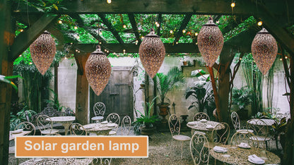 Solar Light LED Lantern Garland Waterproof Hanging Outdoor Fairy Light