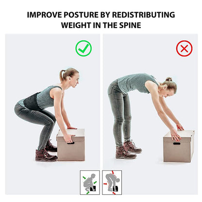 Breathable Mesh Lumbar Support Belt with 6 Stays for Men Women Protect Your Lower Back