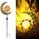 Waterproof Sun Moon Solar Powered Garden Light Outdoor Decorative Lights